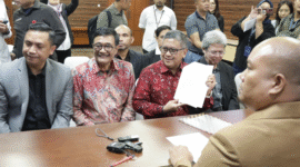 Hasto Kristiyanto, Sekretaris Partai Demokrasi Indonesia Perjuangan mengajukan Amicus Curiae Mantan Presiden RI ke 5 Megawati