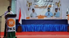 Sambutan Ketua Panitia Dawir, S.PdI saat kegiatan Halal Bi Halal Sabtu, 4 Mei 2024