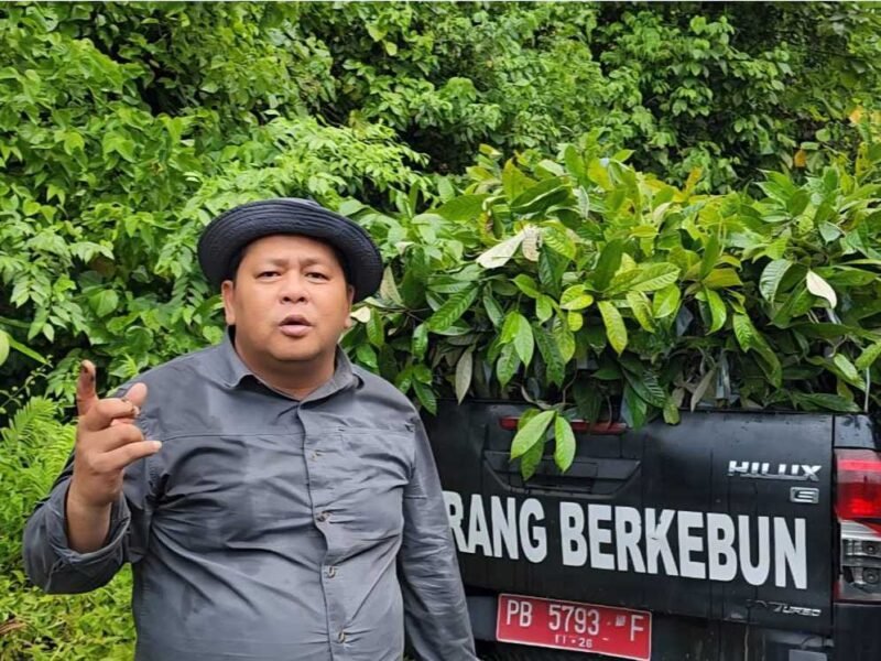 Plt. Kepala Dinas Perkebunan Kabupaten Fakfak Widhi Asmoro Jati, ST., MT., saat ditemui disela-sela kegiatan peninjauan Program Strategis Perluasan Lahan Pala Tomandin.