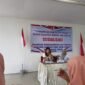 Kepala Bidang Ketahanan Ekososbud, Agama dan Ormas, Lenny J. Thie, S.STP, menegaskan pentingnya pelaporan dan pertanggungjawaban organisasi kemasyarakatan (Ormas) dalam kegiatan sosialisasi dan evaluasi bantuan hibah ormas, yang berlangsung di Aula Hotel Fakfak, Rabu (30/7/2025).