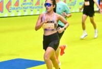 Siti Shafia Rizmarini Ilham, S. Psi., M.M., CHCP-A . Saat mengikuti Jakarta Running Festival ( Jakarta Marathon) - (foto : dok pribadi).