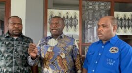 Kepala Dinas UMKM Provinsi Papua Tengah, Norbertus Mote, dikutip dari Jubi.com (29/01), mengatakan pemerintah provinsi memiliki harapan besar, agar OAP dapat menjadi aktor utama pembangunan ekonomi di Papua Tengah.(foto :Jubi)