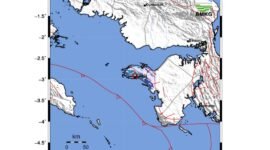 Rilisan BMKG Gempa yang terjadi di Fakfak.